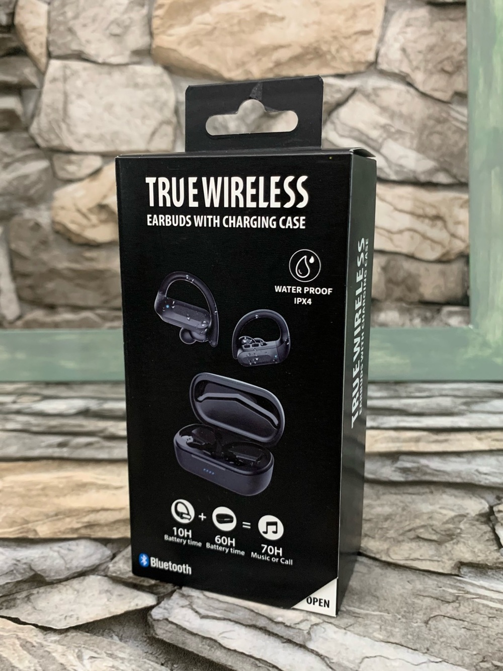 #58 Bluetooth Earbuds True Wireless Charge Case Waterproof USB Cable Gel Cushion